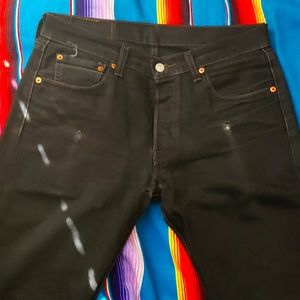 Black Levi's 501 Original Fit